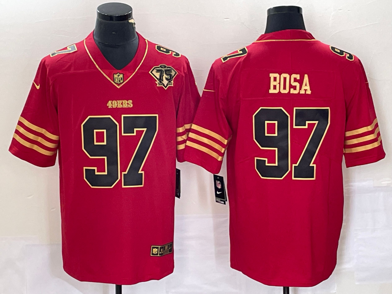 Adult San Francisco 49ers Nick Bosa NO.97 Football Jerseys