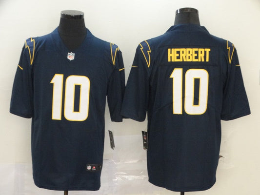 Adult Los Angeles Chargers Justin Herbert NO.10 Football Jerseys