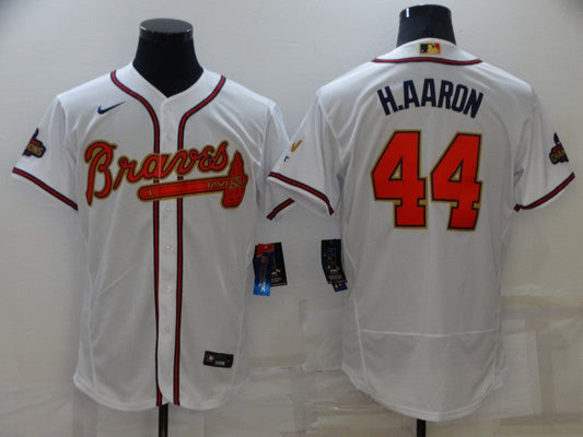 Men/Women/Youth Atlanta Braves Hank Aaron #44 baseball Jerseys