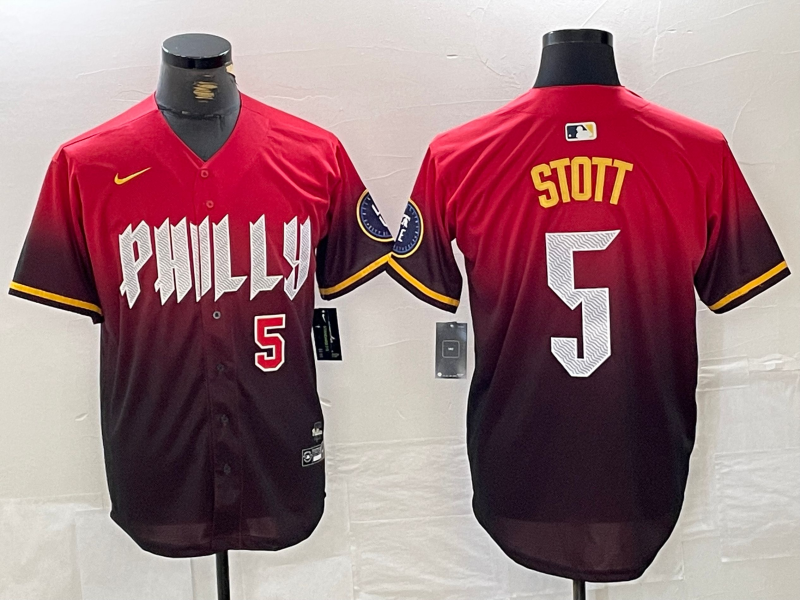 Men/Women/Youth Philadelphia Phillies Bryson Stott #5 baseball Jerseys