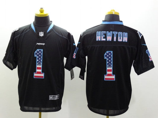 Adult Carolina Panthers Cam Newton NO.1 Football Jerseys