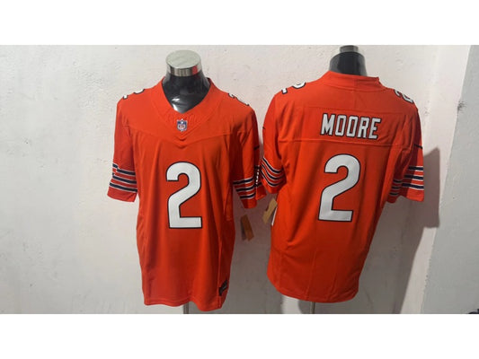 Adult Chicago Bears DJ Moore NO.2 Football Jerseys