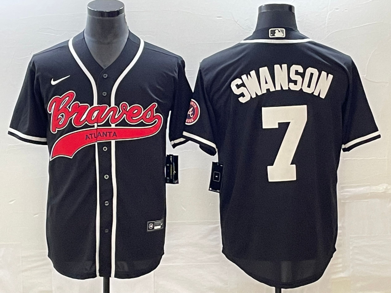 Men/Women/Youth Atlanta Braves Dansby Swanson #7 baseball Jerseys