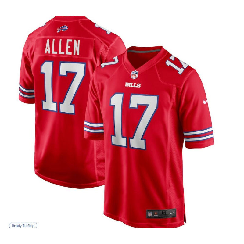 New Season Adult Buffalo Bills Josh Allen NO.17 Football Jerseys