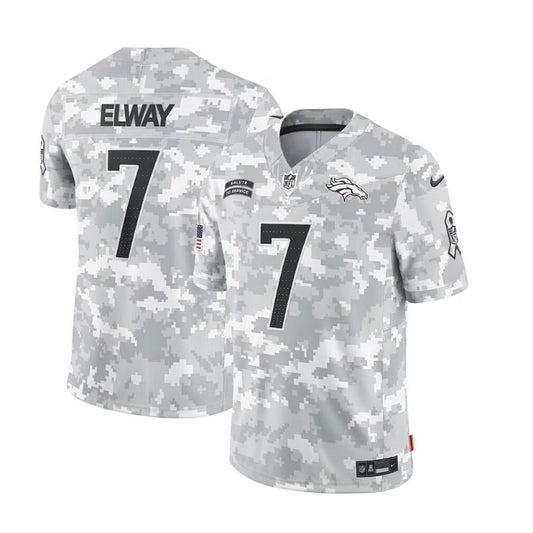 men/women/kids Denver Broncos John Elway No.7 2024 Salute To Service Jersey