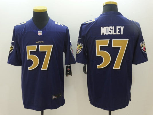 Adult  Baltimore Ravens C.J. Mosley NO.57 Football Jerseys