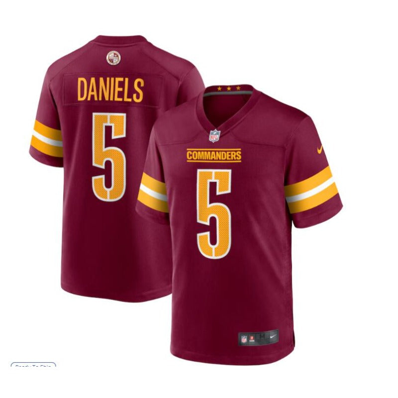 New Season Adult Washington Commanders Jayden Daniels NO.5 Football Jerseys