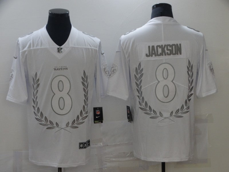 Adult Baltimore Ravens Lamar Jackson NO.8 Football Jerseys