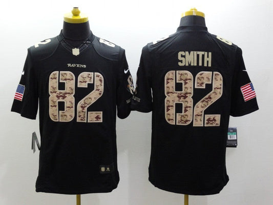 Adult  Baltimore Ravens Jimmy Smith NO.82 Football Jerseys