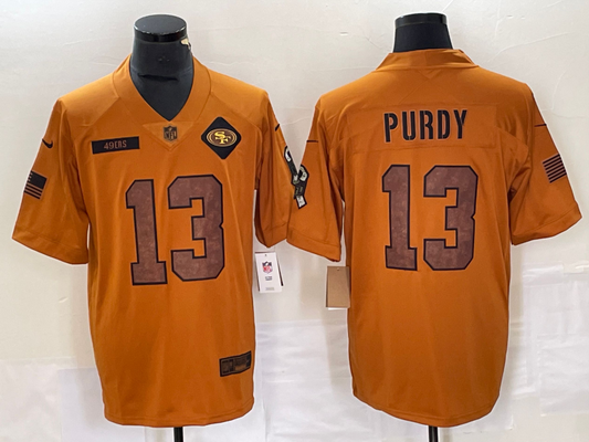 Adult San Francisco 49ers Brock Purdy NO.13 Football Jerseys