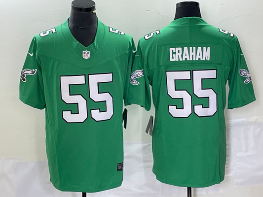 Adult 2023-2024 season Philadelphia Eagles Brandon Graham NO.55 Football Jerseys