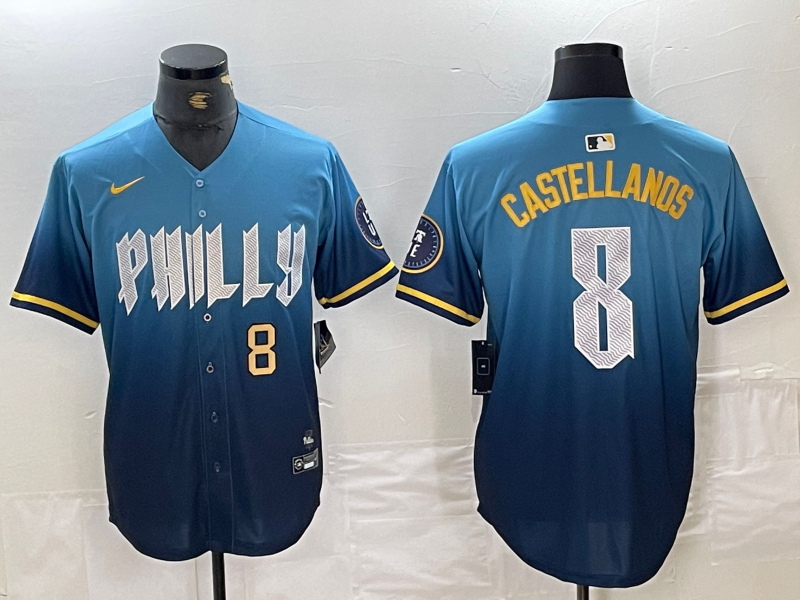 Men/Women/Youth Philadelphia Phillies Nick Castellanos  #8 baseball Jerseys