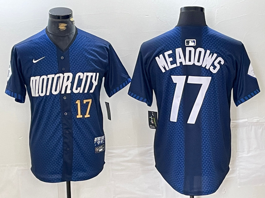 Men/Women/Youth Detroit Tigers Austin Meadows NO.17 baseball Jerseys