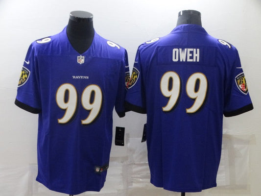 Adult  Baltimore Ravens Odafe Oweh NO.99 Football Jerseys