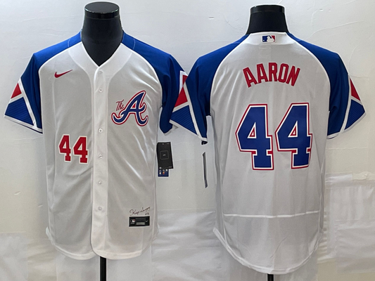 Men/Women/Youth Atlanta Braves Hank Aaron #44 baseball Jerseys