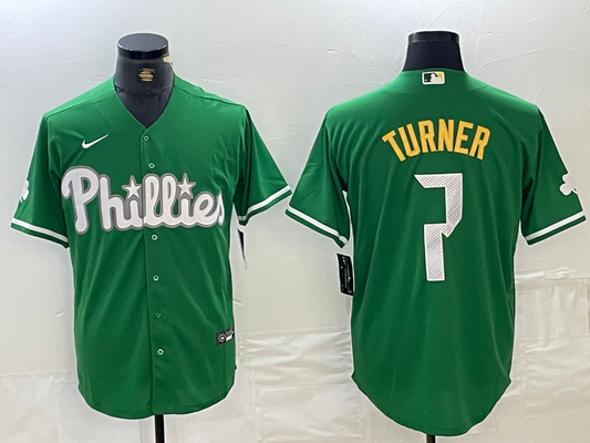 Men/Women/Youth Philadelphia Phillies Trea Turner #7 baseball Jerseys