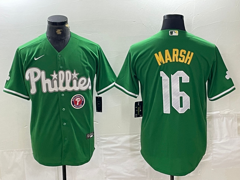 Men/Women/Youth Philadelphia Phillies Brandon Marsh #16 baseball Jerseys