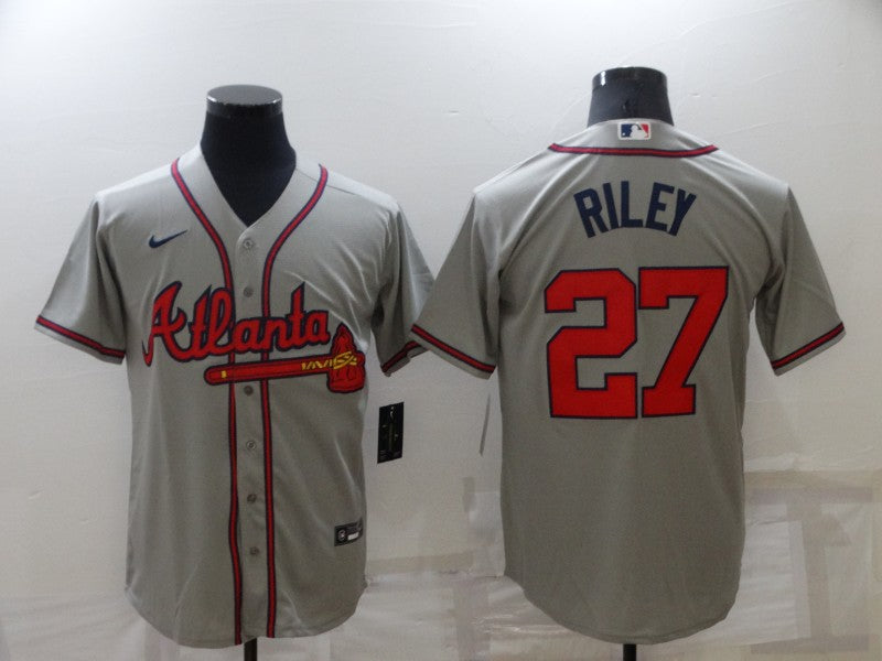 Men/Women/Youth Atlanta Braves Austin Riley #27 baseball Jerseys