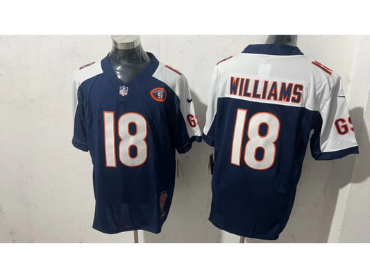 Adult Chicago Bears Caleb Williams NO.18 Football Jerseys