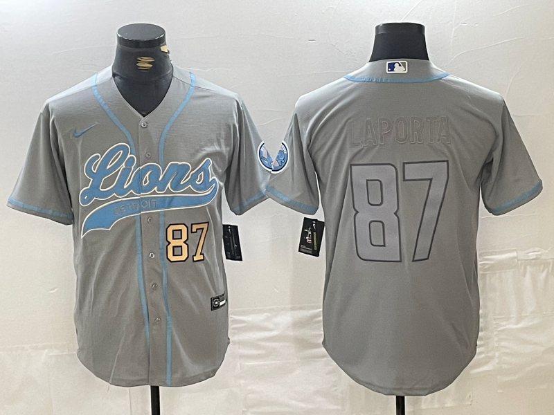 men/women/kids Detroit Lions  Sam LaPorta NO.87 baseball Jerseys