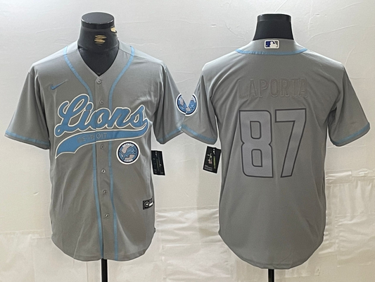 men/women/kids Detroit Lions  Sam LaPorta NO.87 baseball Jerseys