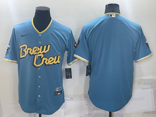 Men/Women/Youth Milwaukee Brewers baseball Jerseys blank or custom your name and number