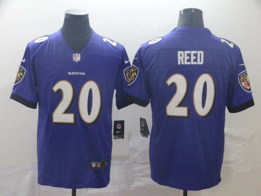 Adult  Baltimore Ravens Ed Reed NO.20 Football Jerseys