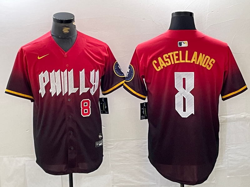 Men/Women/Youth Philadelphia Phillies Nick Castellanos  #8 baseball Jerseys