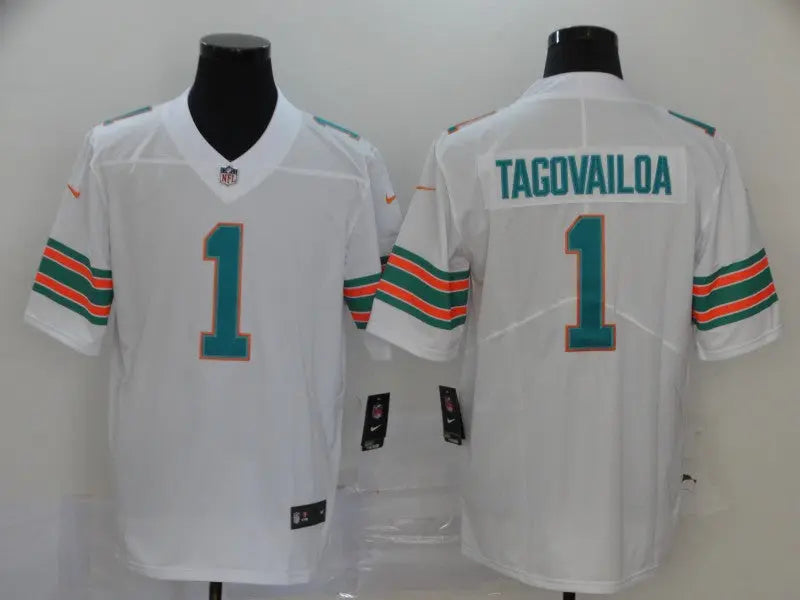 Adult Miami Dolphins Tua Tagovailoa NO.1 Football Jerseys