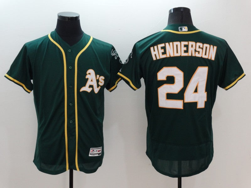 Men/Women/Youth Oakland Athletics Rickey Henderson NO.24 baseball Jerseys