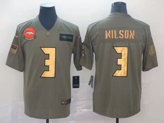 Adult Denver Broncos Russell Wilson NO.3 Football Jerseys