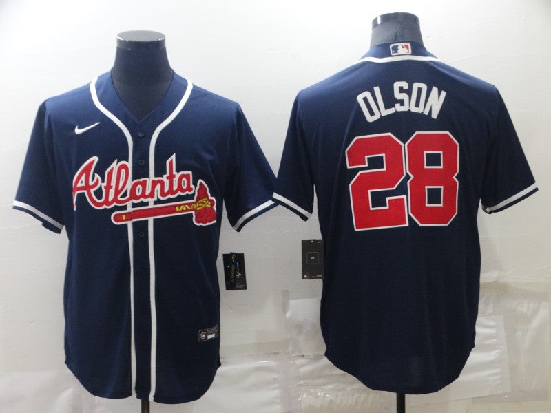 Men/Women/Youth Atlanta Braves Matt Olson #28 baseball Jerseys