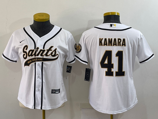 Women's New Orleans Saints Alvin Kamara NO.41 Football Jerseys