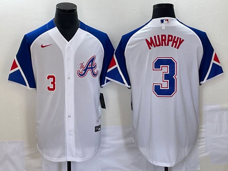 Men/Women/Youth Atlanta Braves Dale Murphy #3 baseball Jerseys