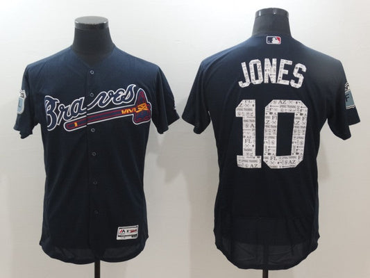 Men/Women/Youth Atlanta Braves Chipper Jones #10 baseball Jerseys