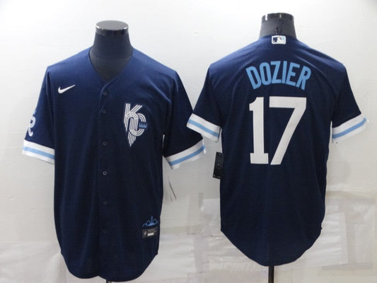 Men/Women/Youth Kansas City Royals Hunter Dozier #17 baseball Jerseys