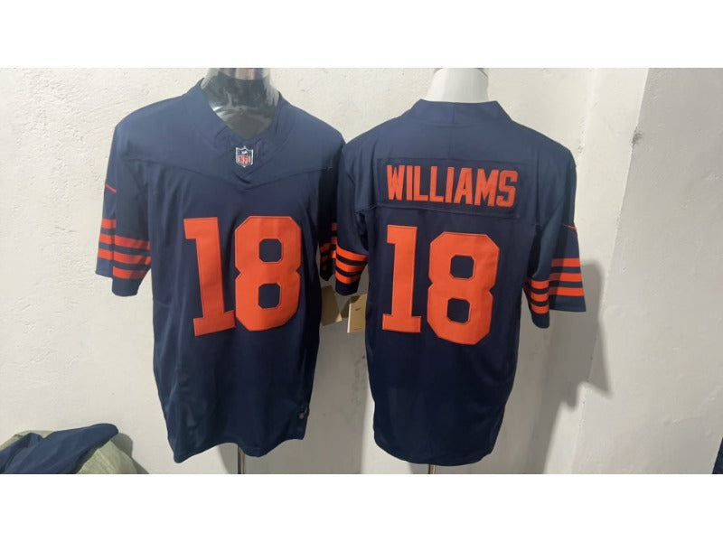 Adult Chicago Bears Caleb Williams NO.18 Football Jerseys