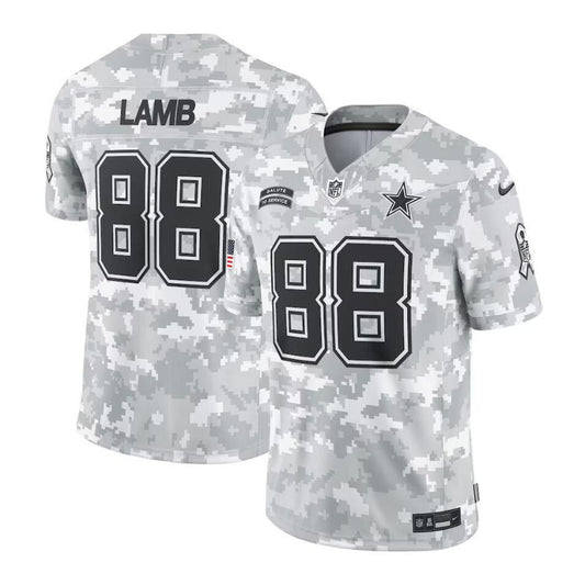 men/women/kids Dallas Cowboys CeeDee Lamb No.88 2024 Salute To Service Jersey