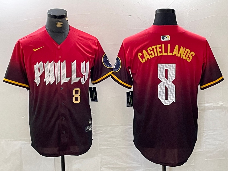 Men/Women/Youth Philadelphia Phillies Nick Castellanos  #8 baseball Jerseys