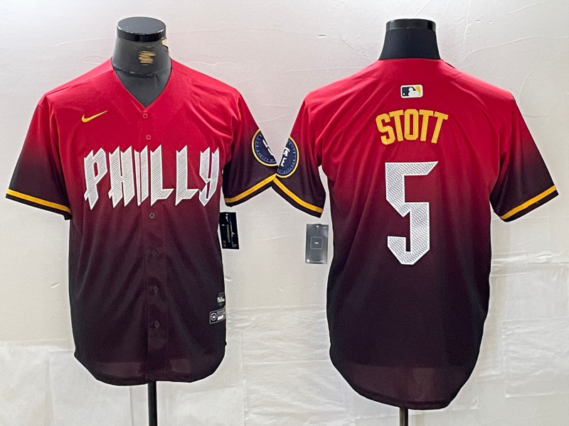 Men/Women/Youth Philadelphia Phillies Bryson Stott #5 baseball Jerseys