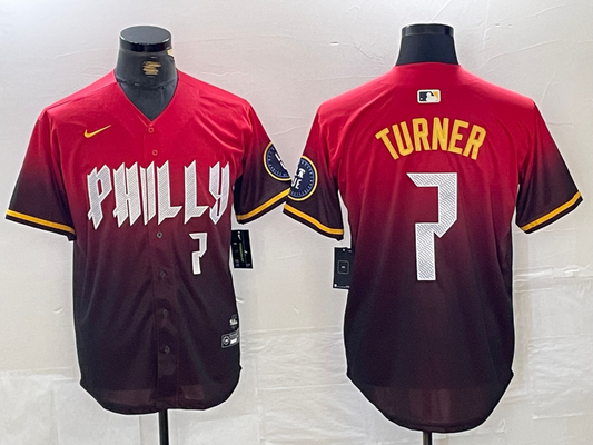 Men/Women/Youth Philadelphia Phillies Trea Turner #7 baseball Jerseys