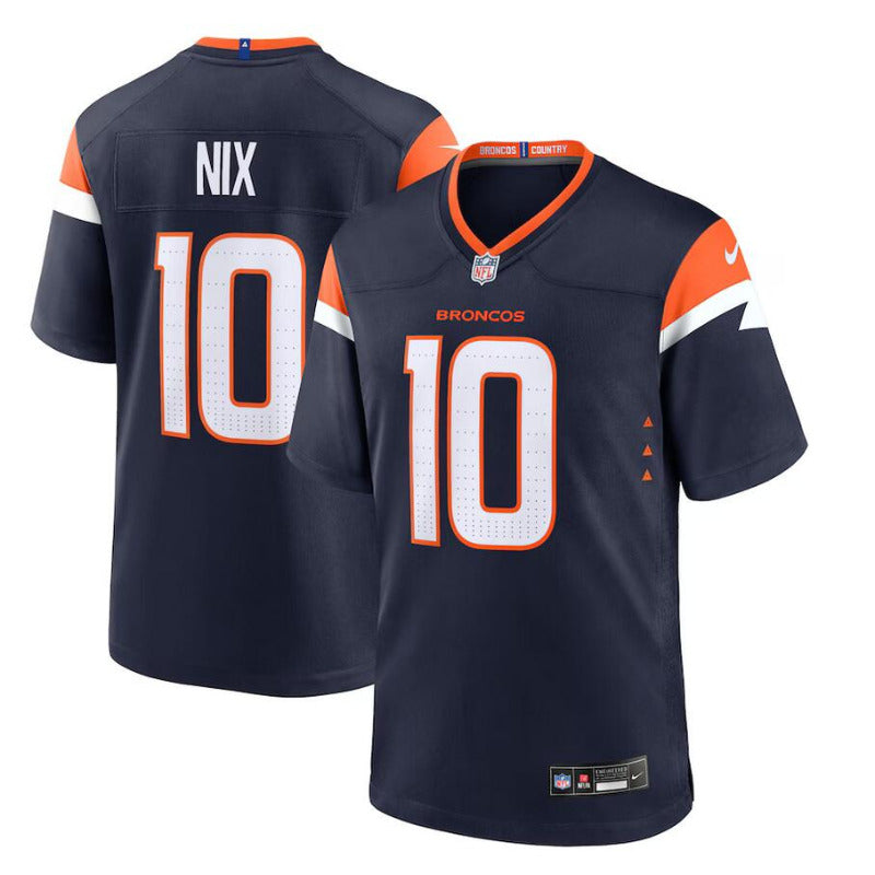 New Season Adult Denver Broncos Bo Nix NO.10 Football Jerseys