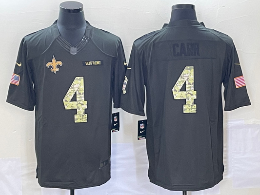 Adult New Orleans Saints Derek Carr NO.4 Football Jerseys