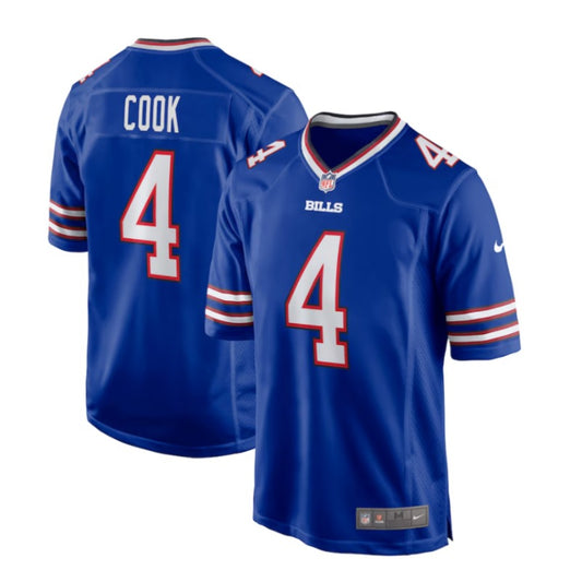 New Season Adult Buffalo Bills James Cook NO.4 Football Jerseys