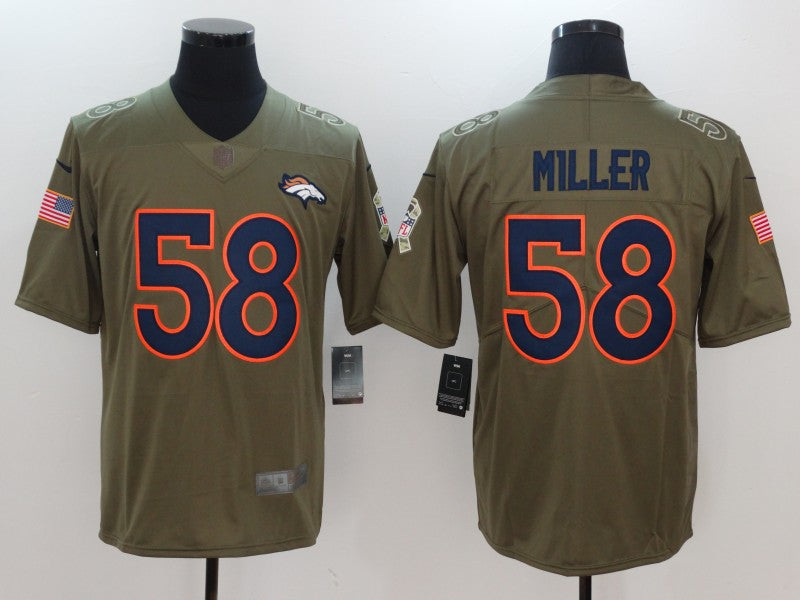 Adult Denver Broncos Von Miller NO.58 Football Jerseys