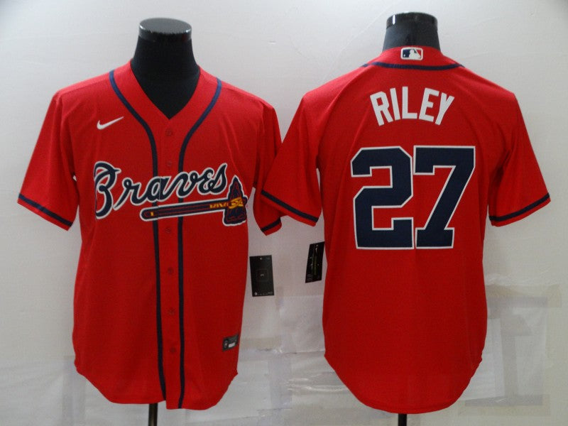 Men/Women/Youth Atlanta Braves Austin Riley #27 baseball Jerseys