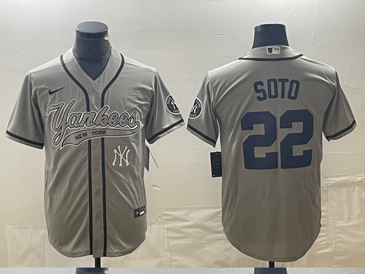 Men/Women/Youth New York Yankees Juan Soto  NO.22 baseball Jerseys