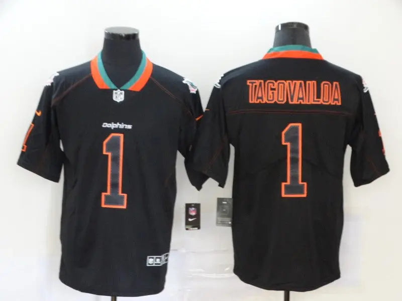 Adult Miami Dolphins Tua Tagovailoa NO.1 Football Jerseys