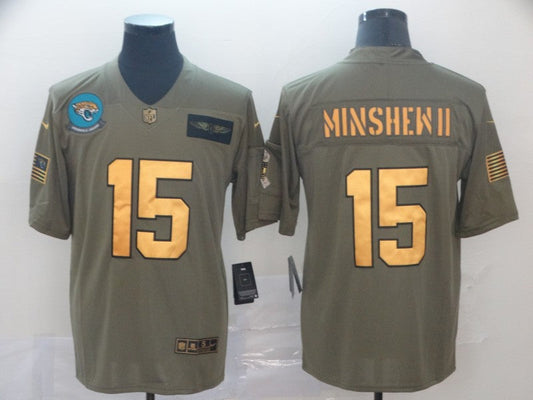 Adult Jacksonville Jaguars Gardner Minshew II NO.15 Football Jerseys