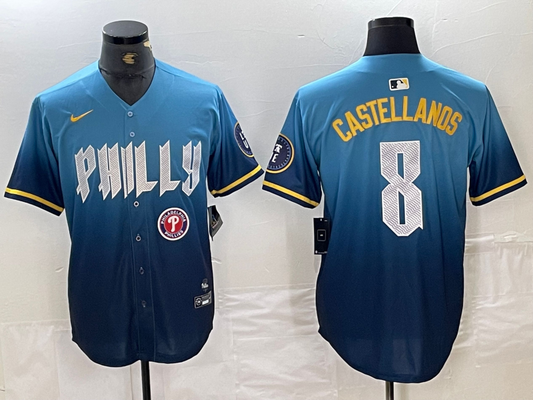 Men/Women/Youth Philadelphia Phillies Nick Castellanos  #8 baseball Jerseys